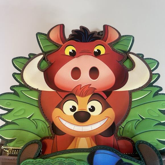 The Lion King Limited Edition Hakuna Matata Grubs Mini Backpack Timon Pumba - Picture 3 of 15